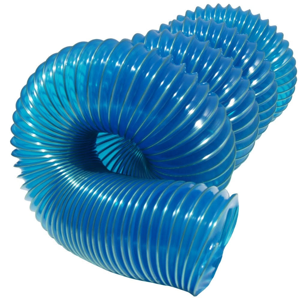 Blue PVC Flexduct 6x22 x 12 ft. Q314
