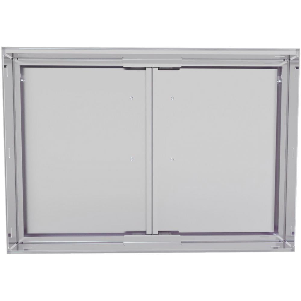 30" Beveled Frame Double Door J1940