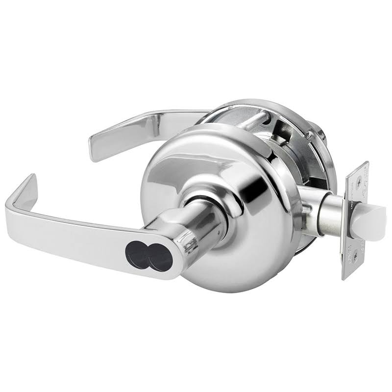 Cylindrical Lock Bright Chrome T8072