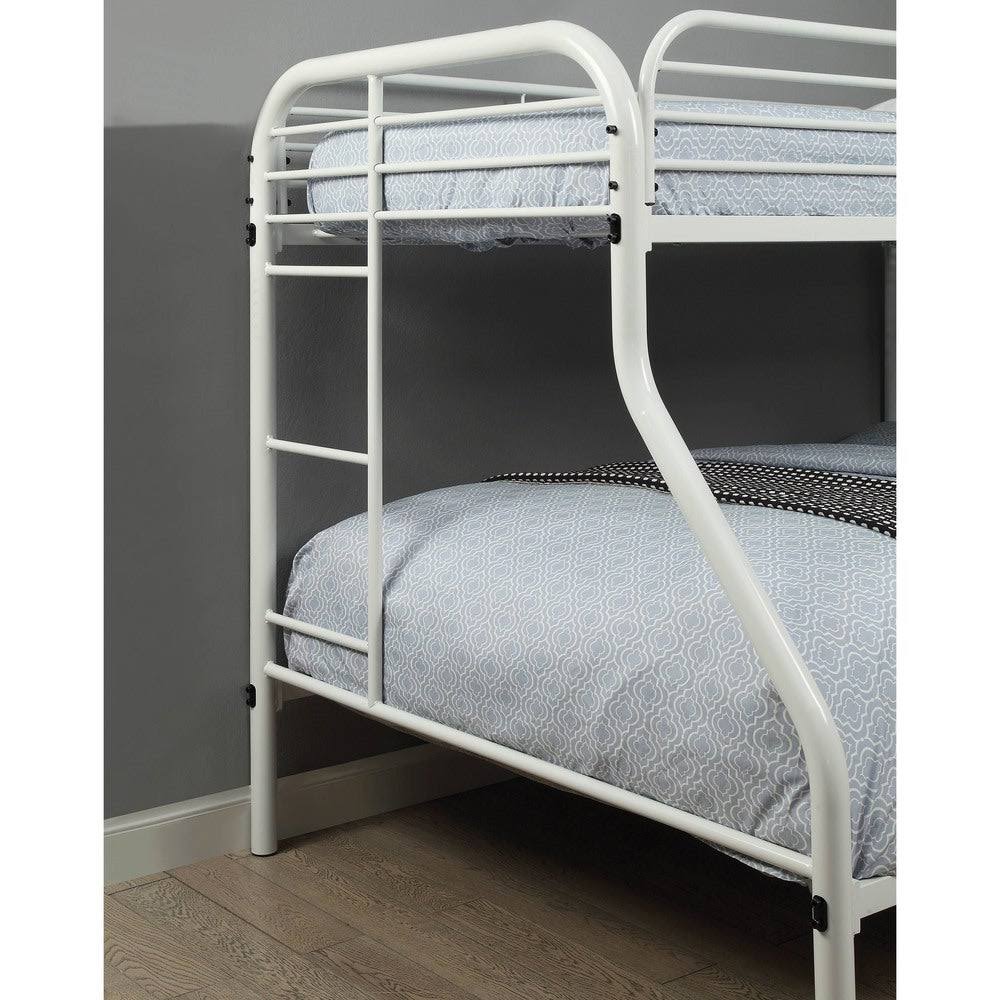 Black Twin/Full Metal Bunk Bed H6037