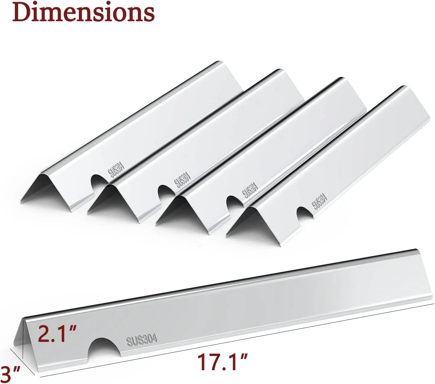 Flavorizer Bars Kit for 4 Burner Gas Grills N954086