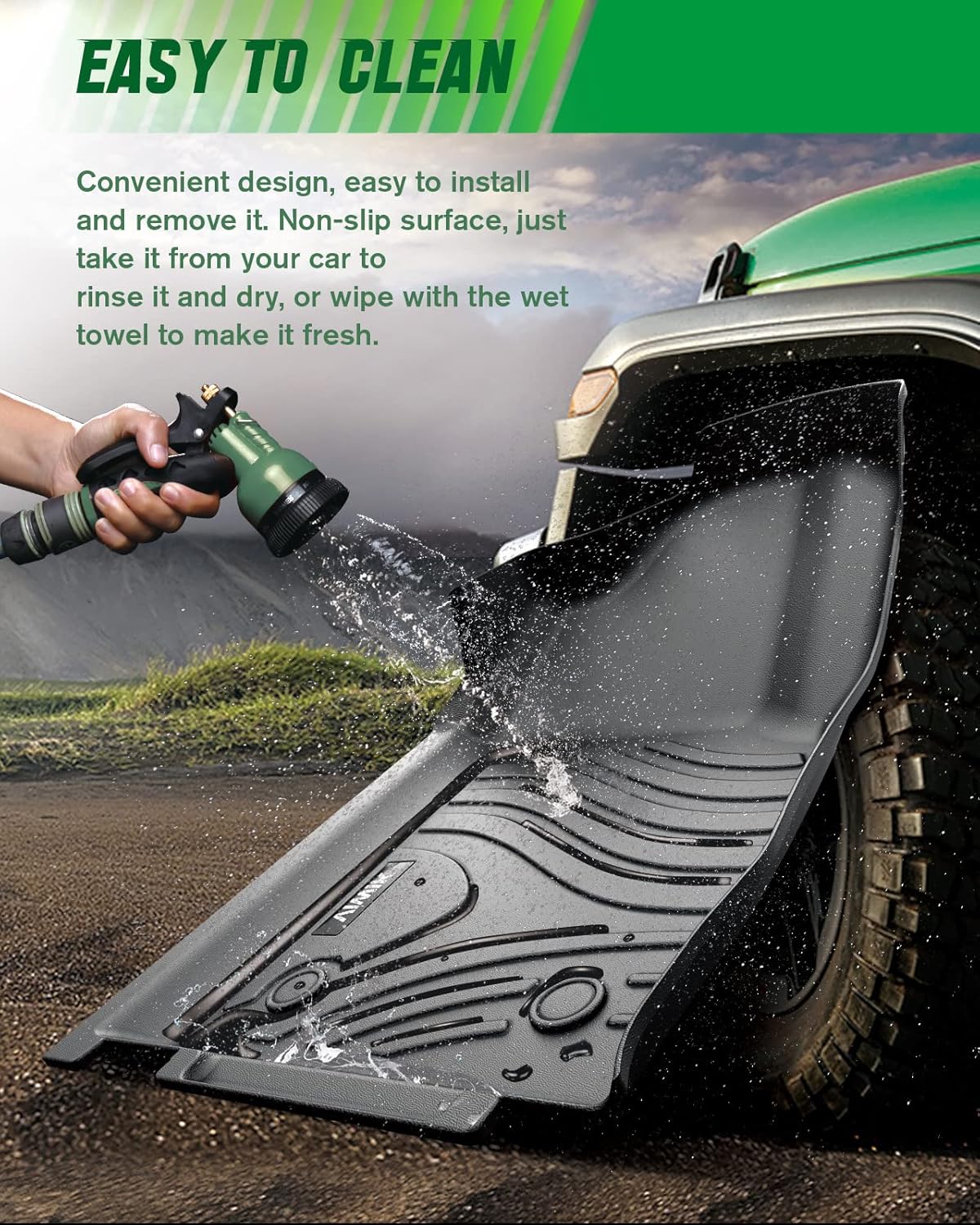 TPE All Weather Floor Liners for RAV4 1st and 2nd Row R1290