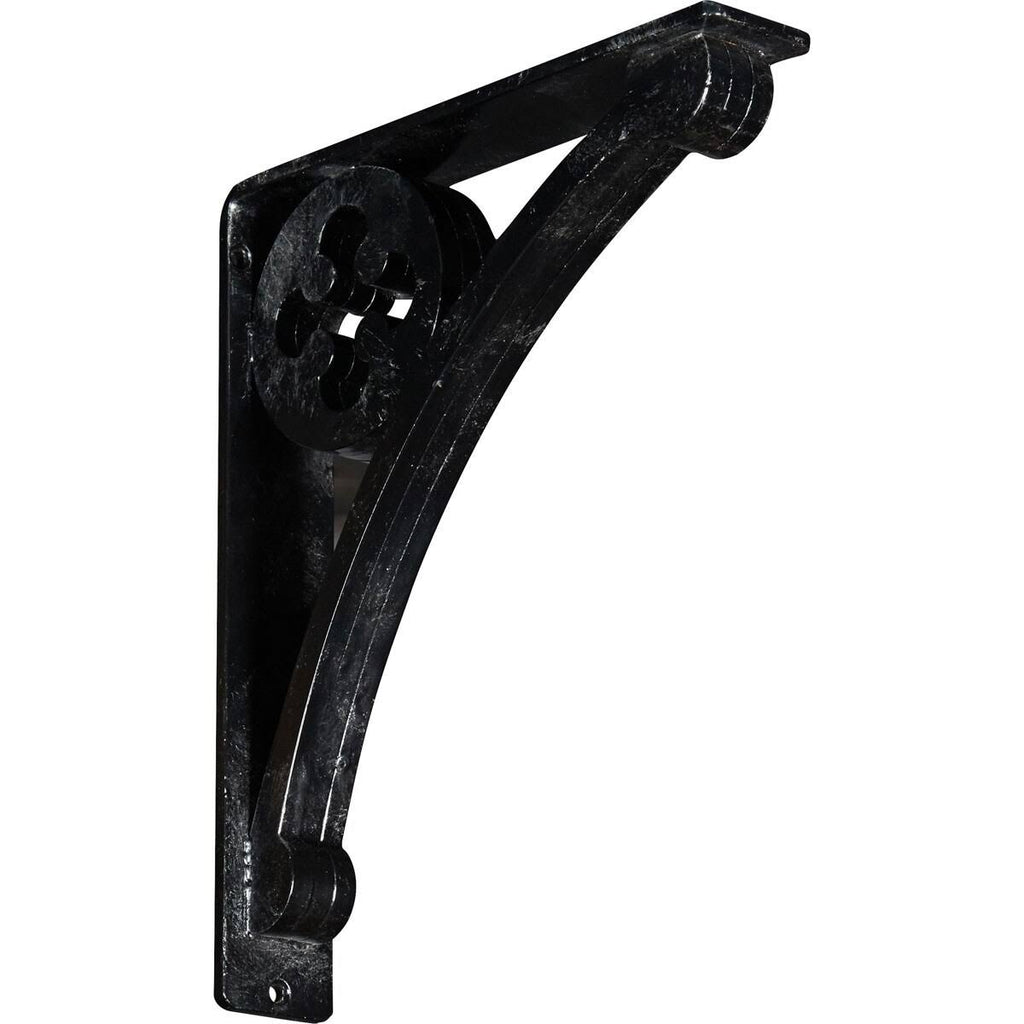 Wrought Iron Bracket Antiqued Silver C1607