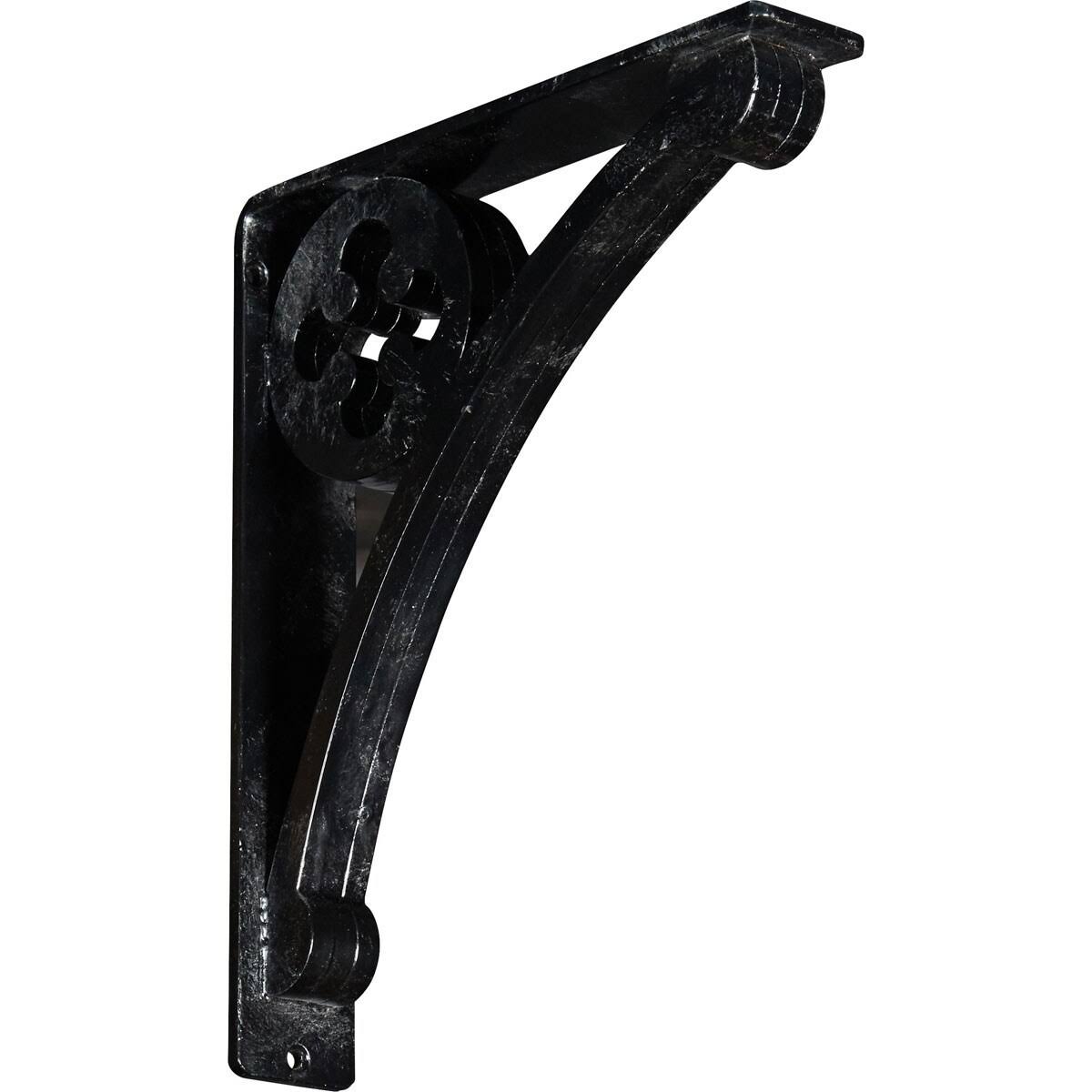 Wrought Iron Bracket Antiqued Silver C1607