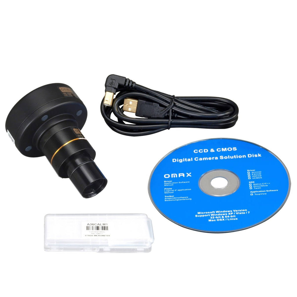 40X-2000X Binocular Compound Microscope with LED Light and 1.3MP Camera I50158