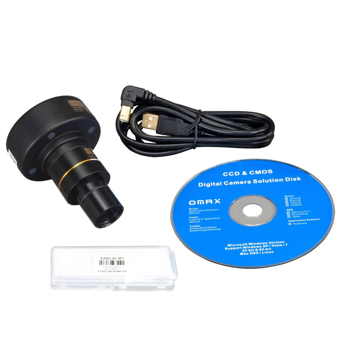 40X-2000X Binocular Compound Microscope with LED Light and 1.3MP Camera I50158