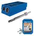Pocket-Hole Plug Cutter with 100-Pack Pocket-Hole Screws Q384