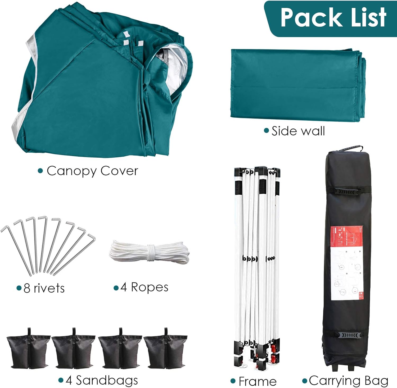 10'x10' Anti-UV Instant Shelter Canopy Tent with Carrying Bag W31211