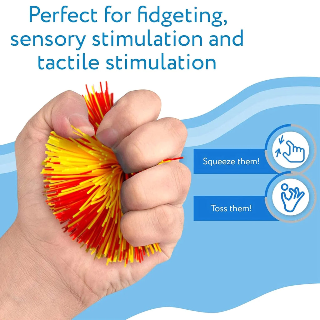 12pcs Silicone Rainbow Stress Balls Z455817