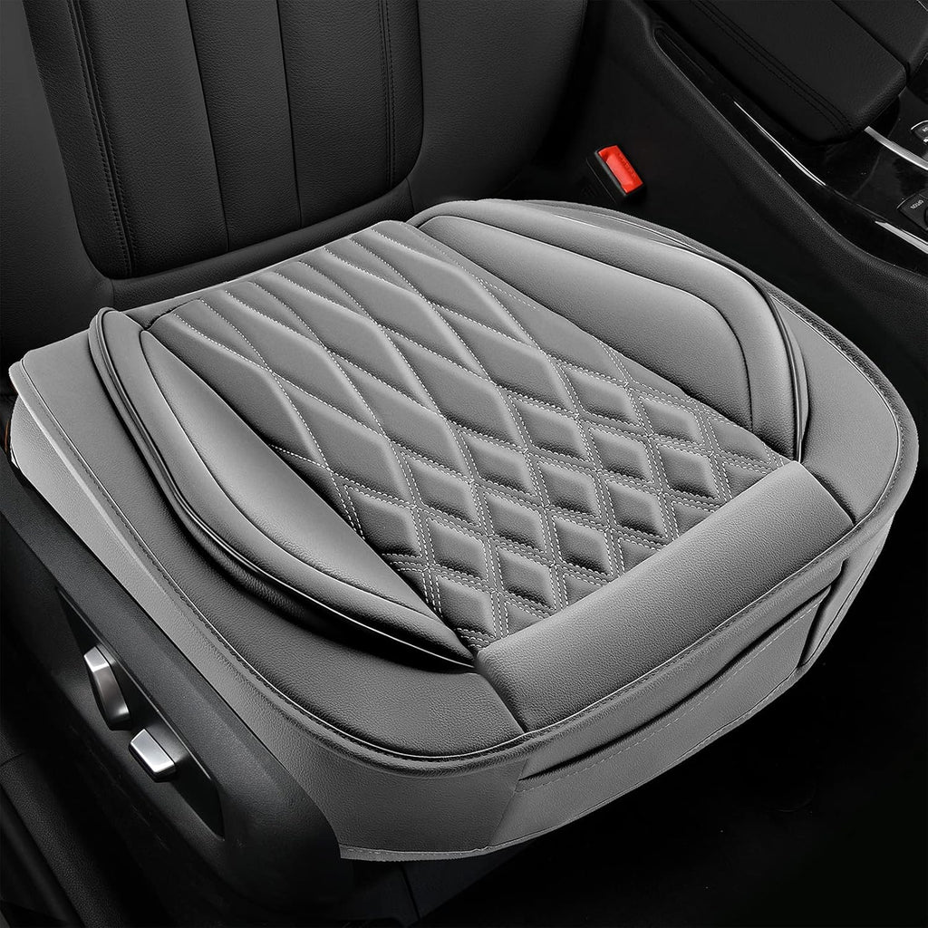 Black Leather Car Seat Covers I7358