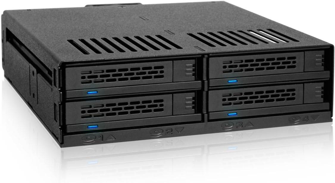 6 x 2.5" SATA HDD SSD Hot Swap Cage for External 5.25" Bay Y29675
