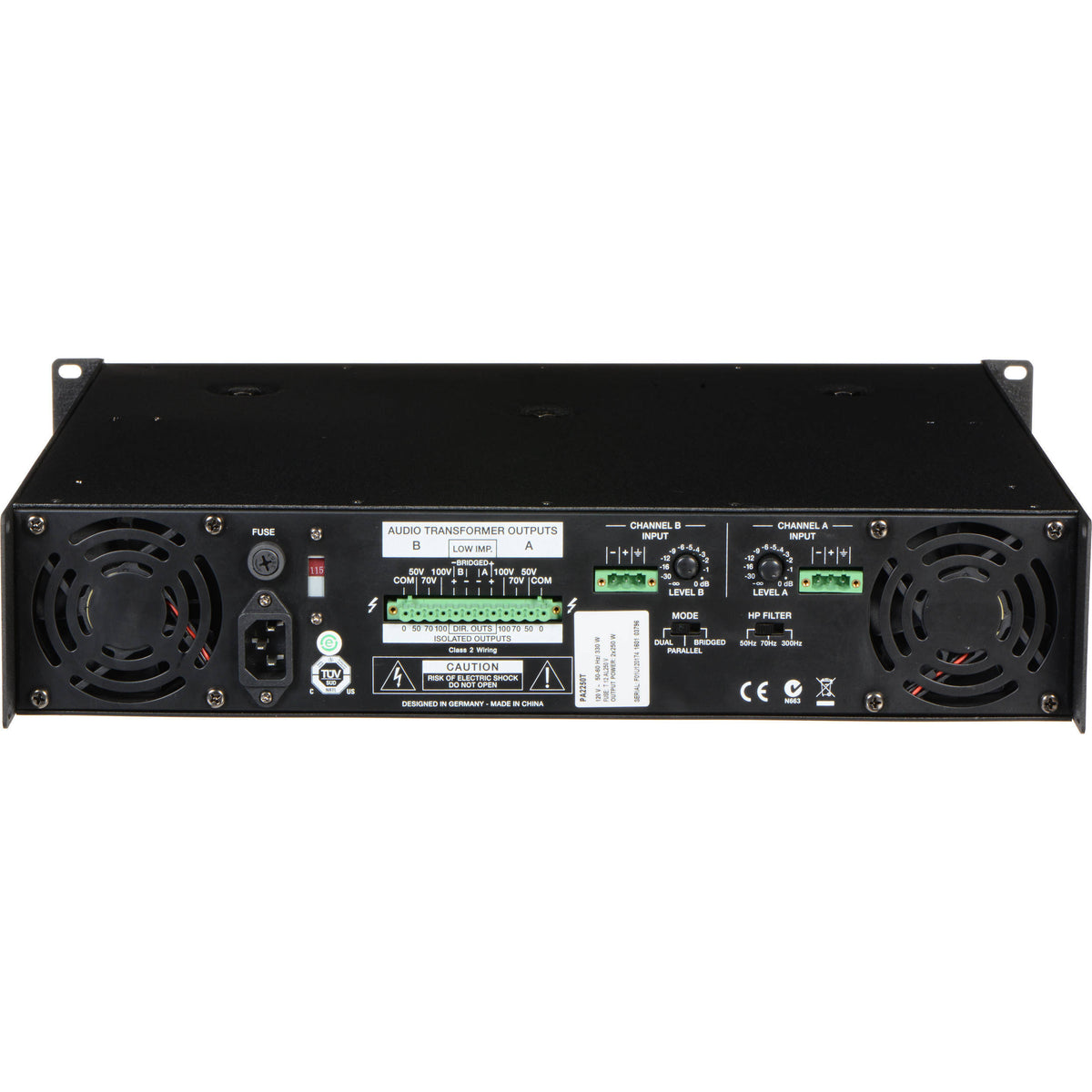 2-Channel 250W Power Amplifier Y79570