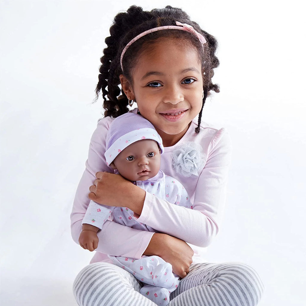 11 inch Soft Body Baby Doll in Purple O25463