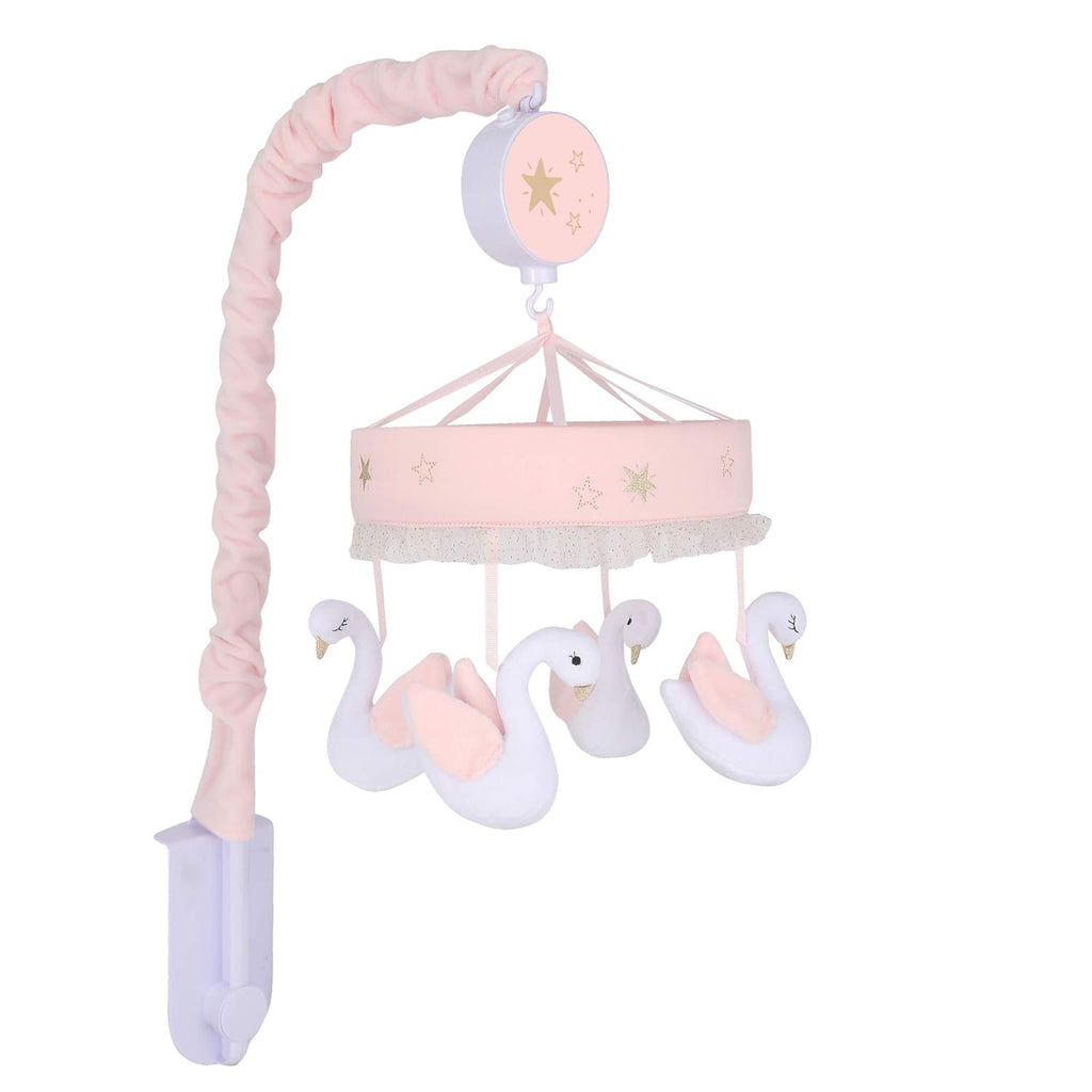 Pink/White Musical Baby Crib Mobile O29860