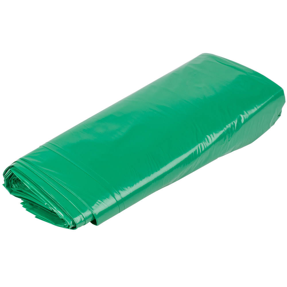 55 Gallon 1.25 Mil 38 inch x 58 inch Low Density Trash Can Liner - 100/Case H4416