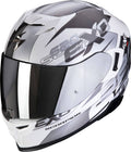 White / Silver Helmet Size XL C728