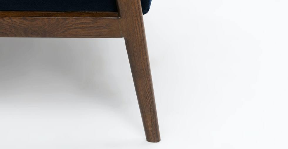 Blue Fabric Accent Armchair L609469