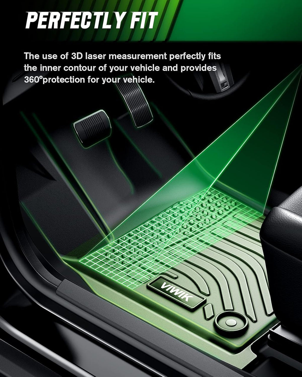 TPE All Weather Floor Liners for RAV4 1st and 2nd Row R1290
