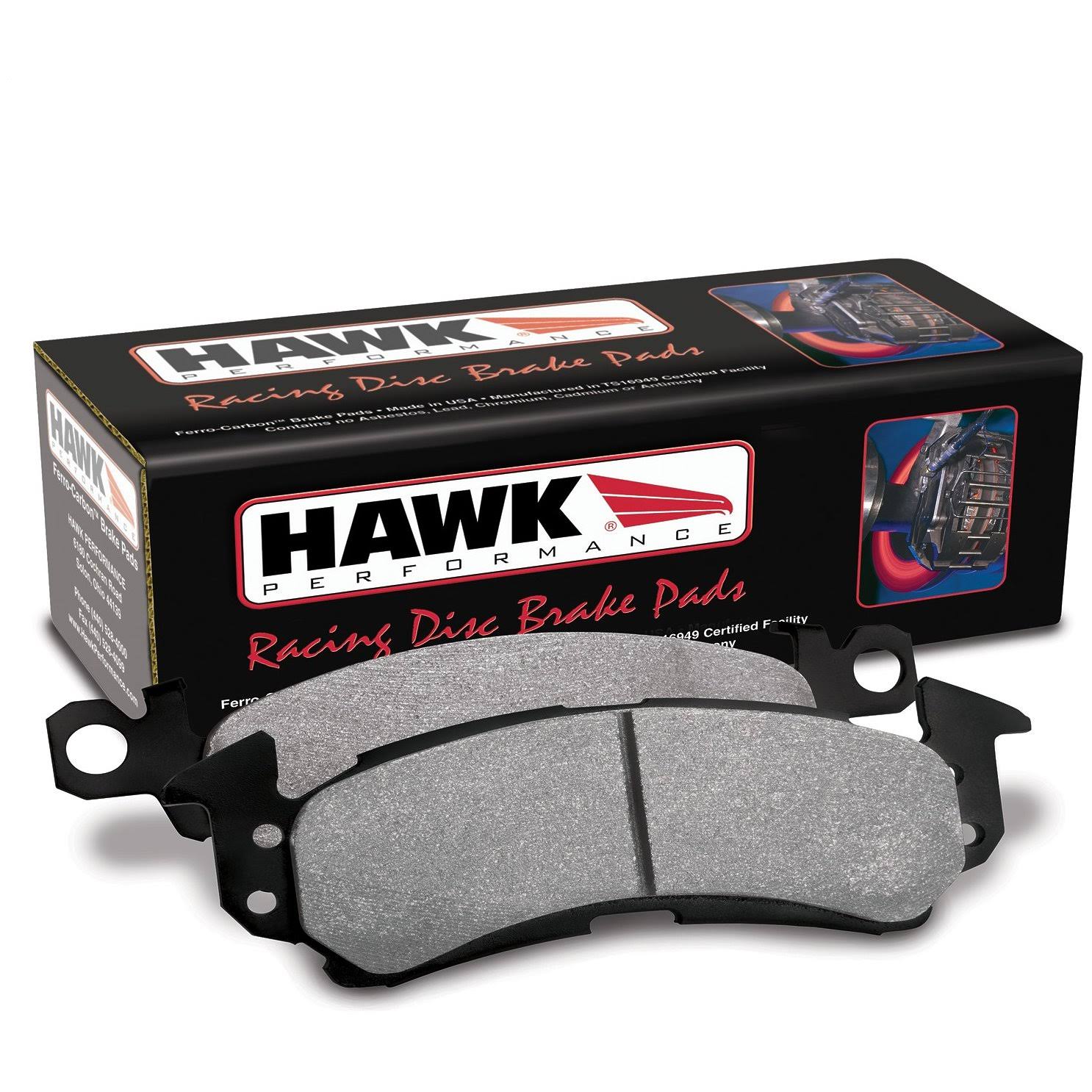 Black Disc Brake Pad D1042