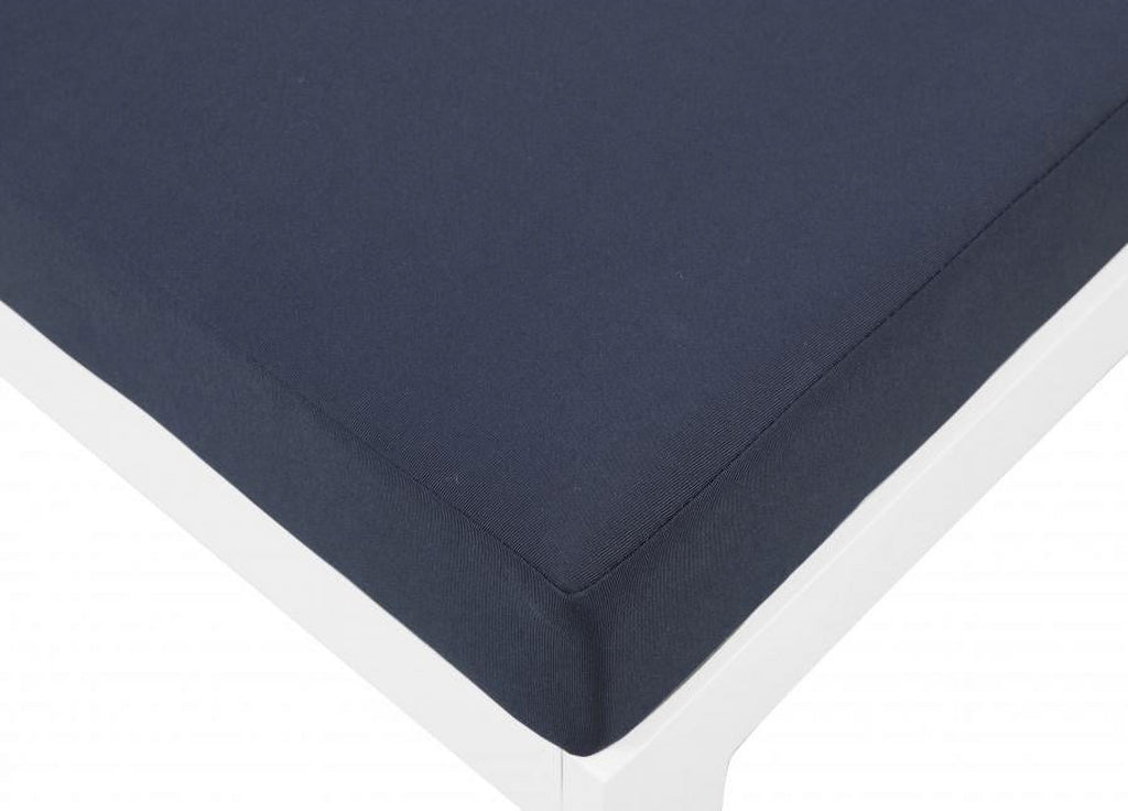 Navy Aluminum Modular 7-Seats Sectional J8883