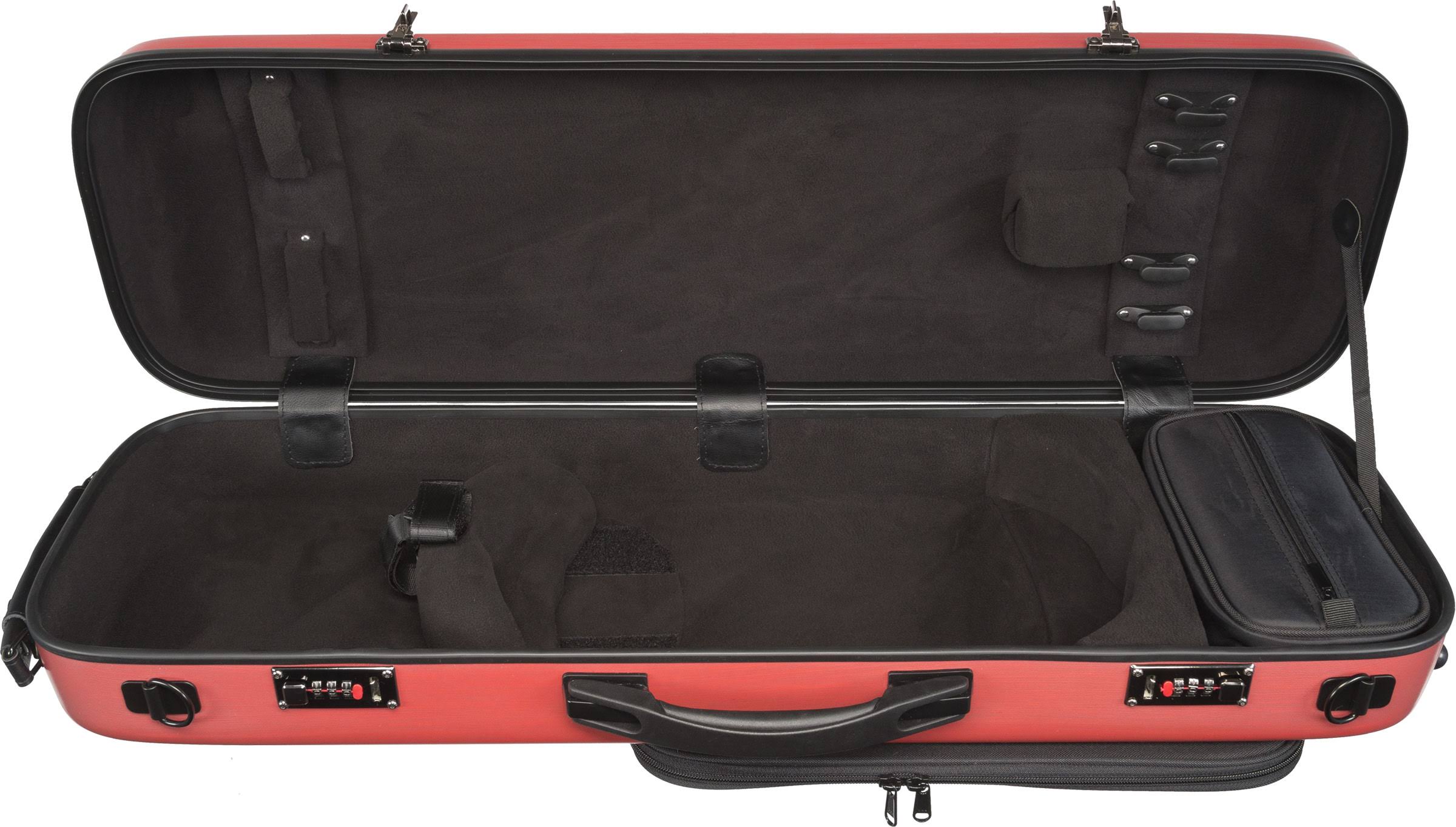 Red Oblong Violin Case N6969