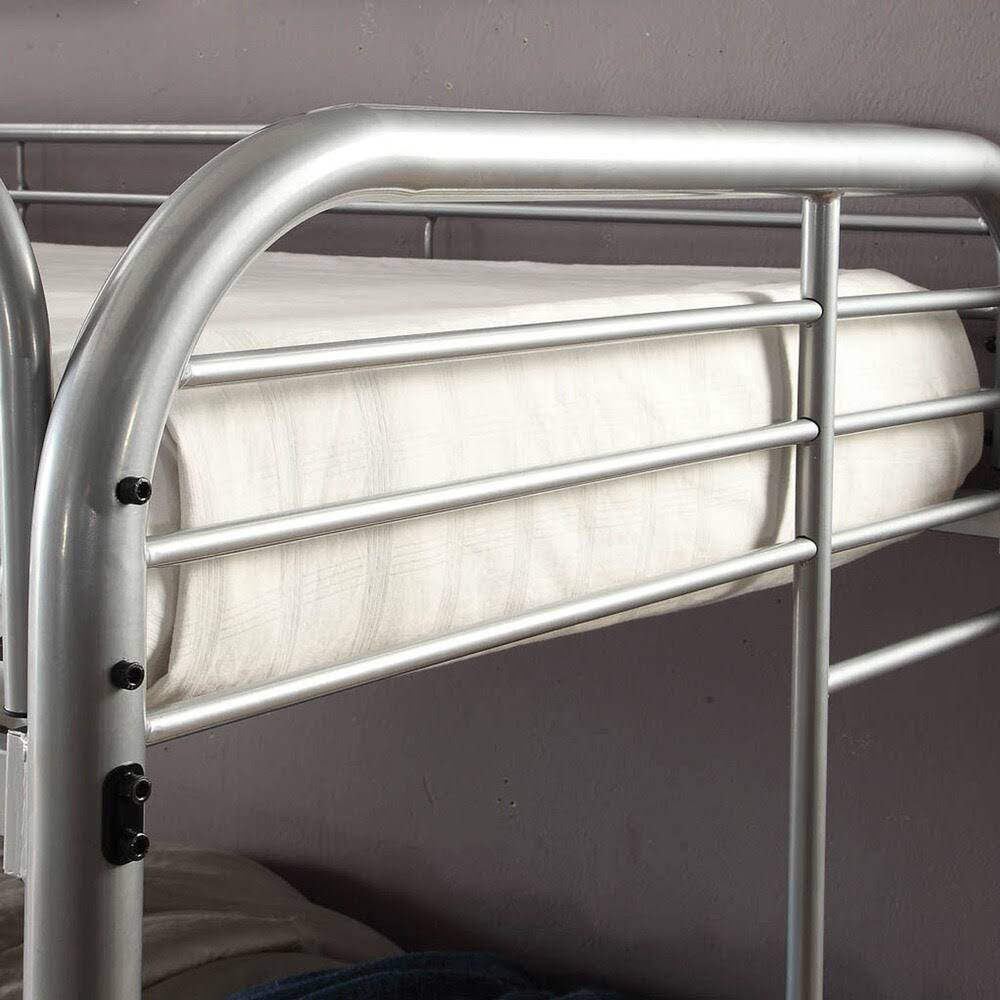 Black Twin/Full Metal Bunk Bed H6037