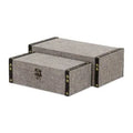 Rectangular 2 Piece Decorative Box Set E48826