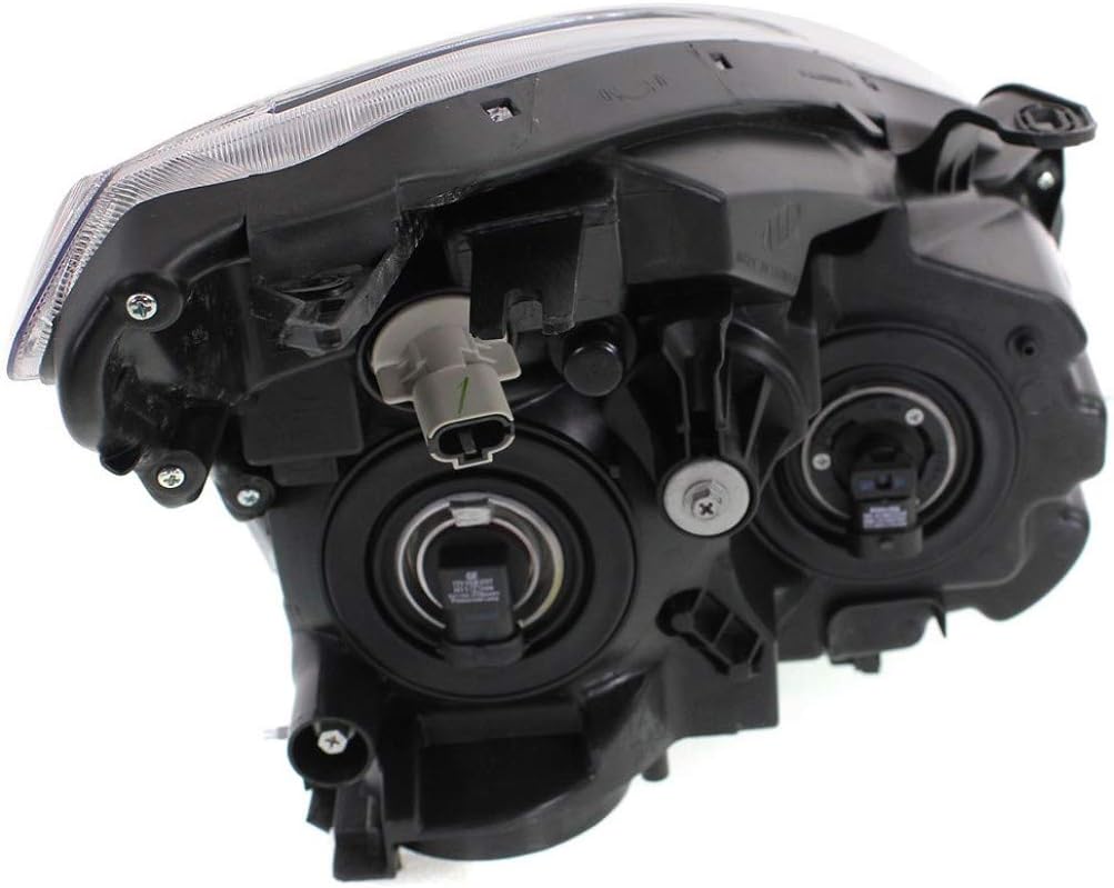Headlight Assembly Passenger Side with Bulbs B611455