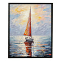 Sailing Boat On The Sea Acrylic Canvas Hanging Painting X228