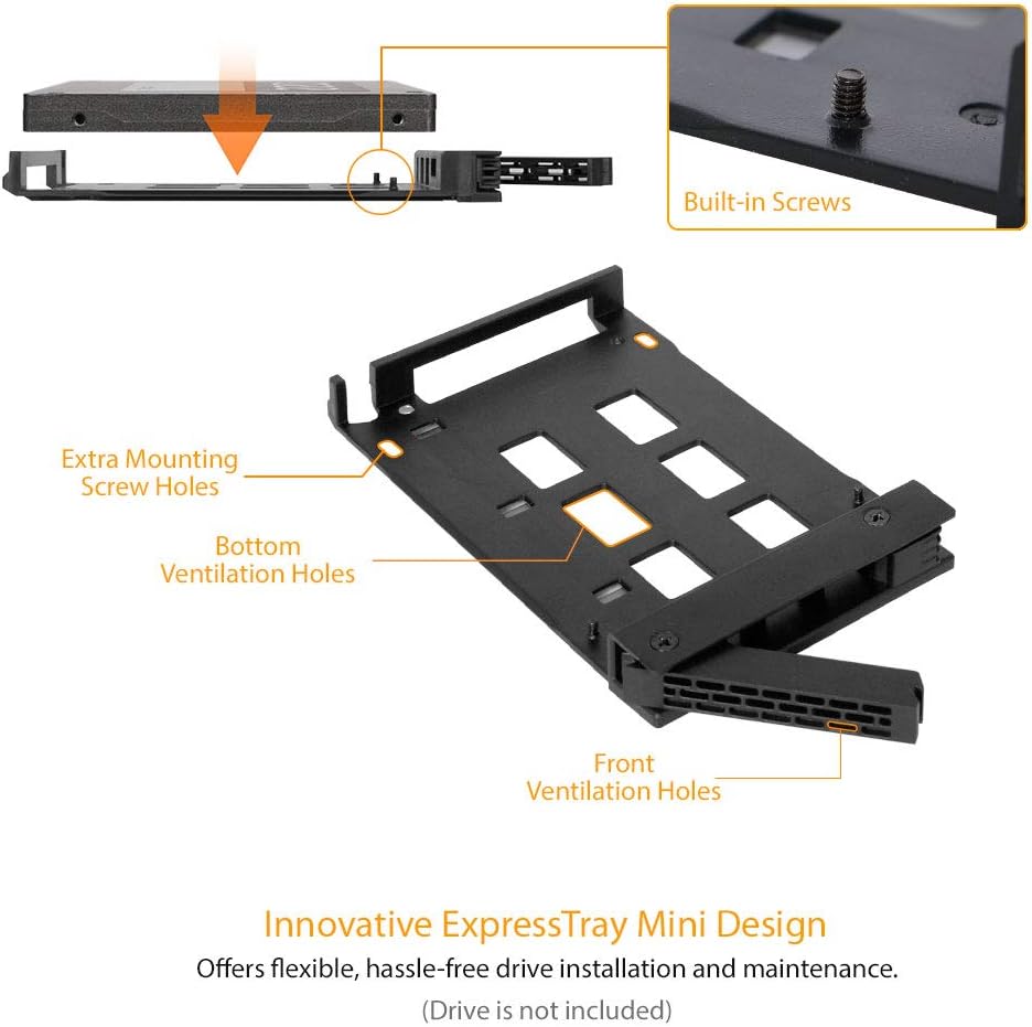 6 x 2.5" SATA HDD SSD Hot Swap Cage for External 5.25" Bay Y29675