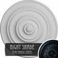 13 1/4x22OD x 1/2x22P Classic Ceiling Medallion Hand-Painted Night Shade A562857
