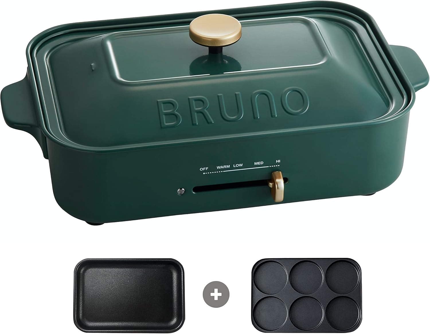 Compact Electric Hot Plate Grill Griddle (cactus green) G120520