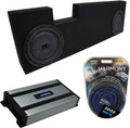 Dual 10" Loaded Sub Box Enclosure with Class D Amp Mono Amplifier X282511