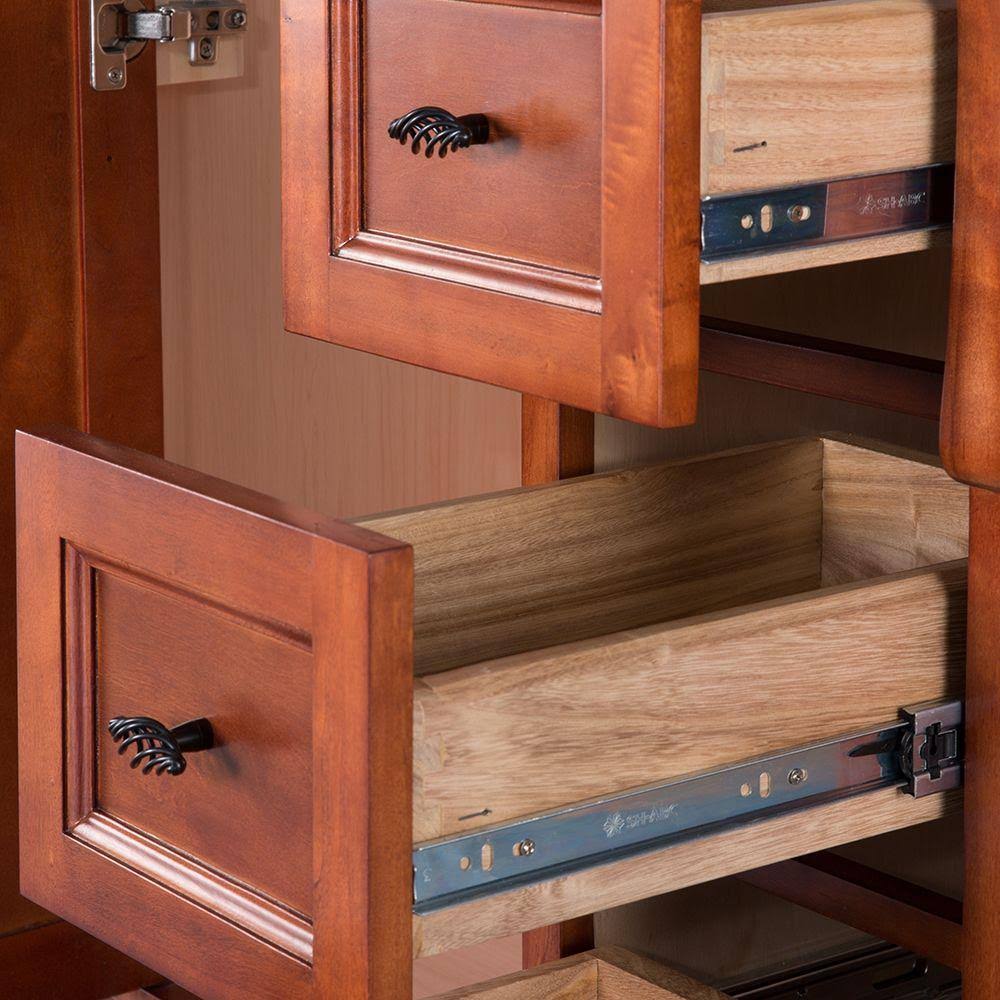 Warm Cinnamon Vanity Cabinet U912