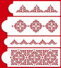 Mexican Tile Cake Stencil Set S218