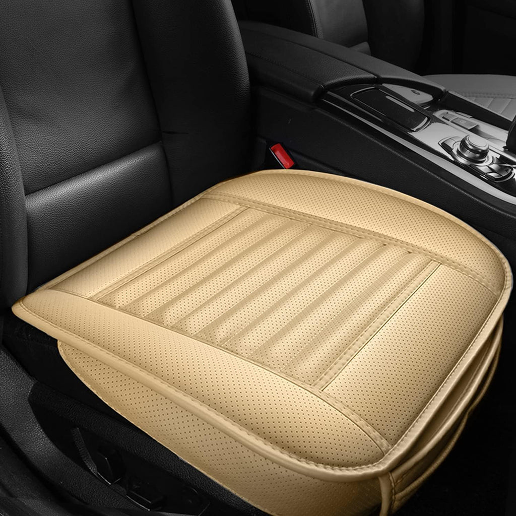 Black Leather Car Seat Covers I7358