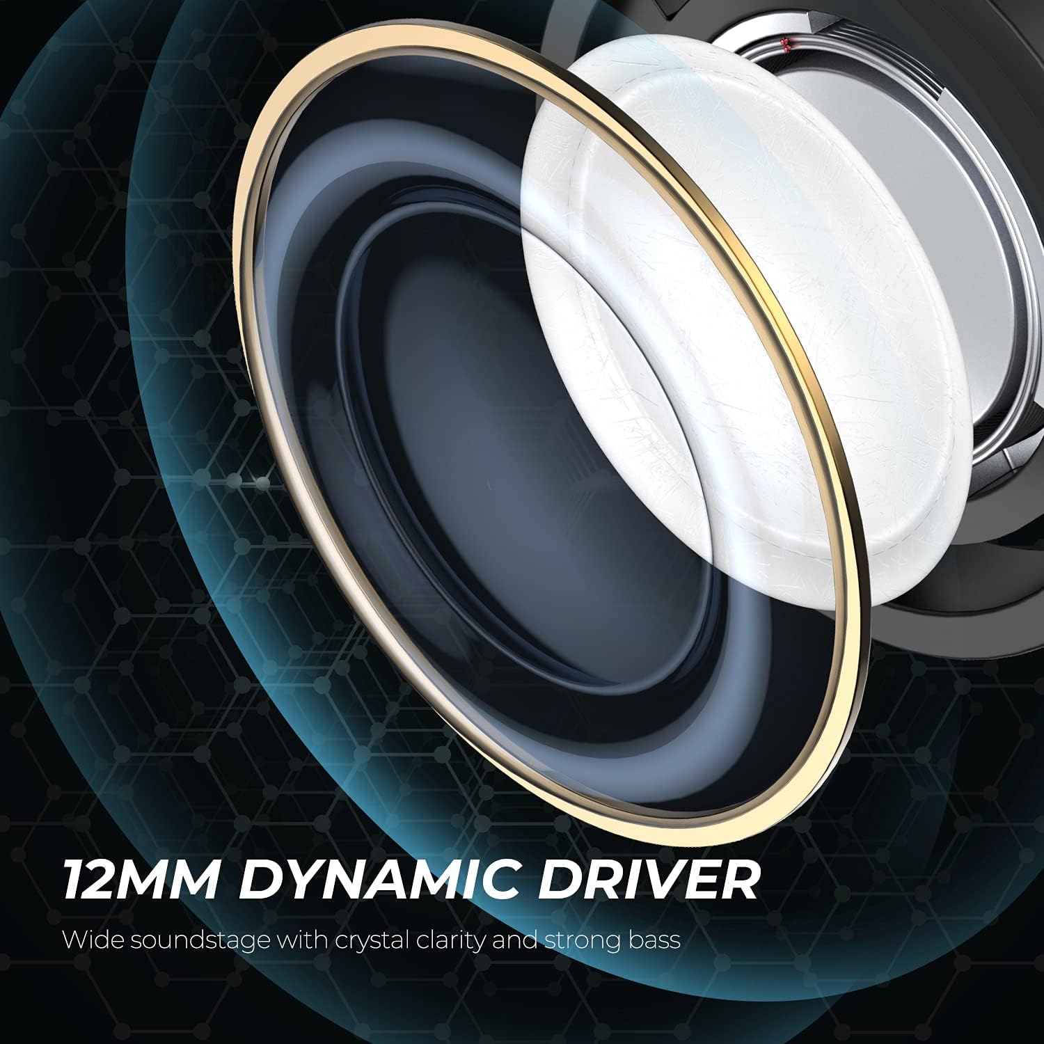 Hybrid Active Noise Cancelling Wireless Earbuds with Transparency Mode, Bluetooth 5.1, 30 Hours Playtime, USB-C Quick Charge E321