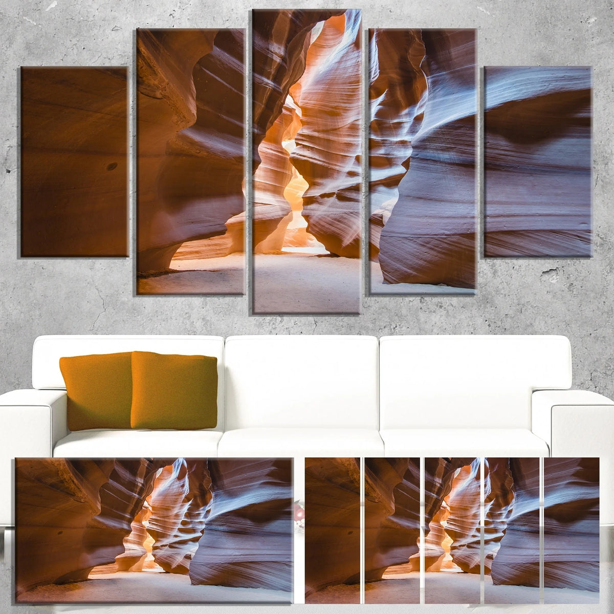 Brown Landscape Photo Canvas Print A468958