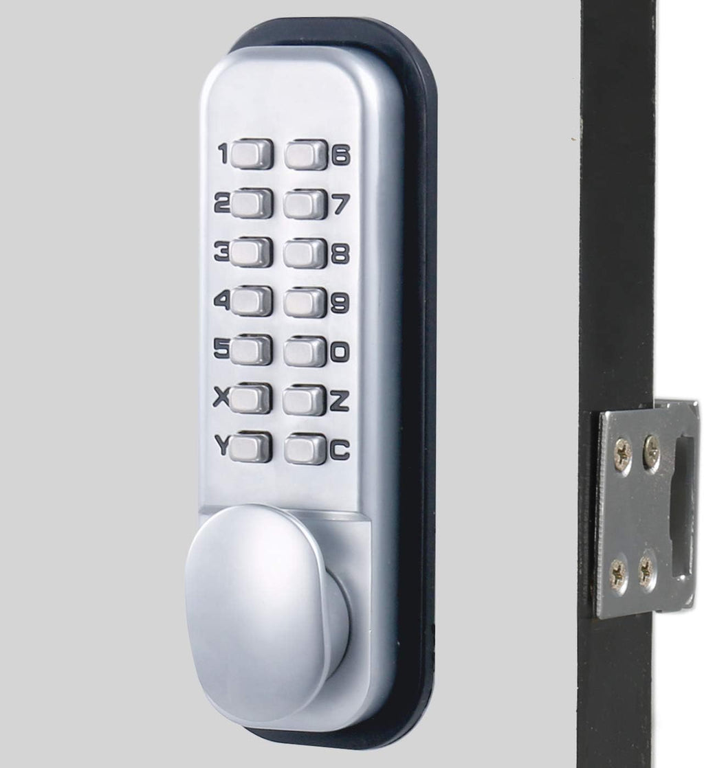 Satin Chrome Combination Surface Mount Deadbolt U87967