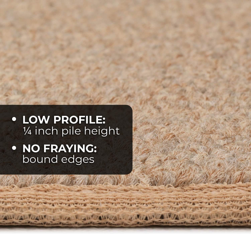 Skid-Resistant Carpet Runner - Pebble Beige - 10 Feet X 36 Inches J9229