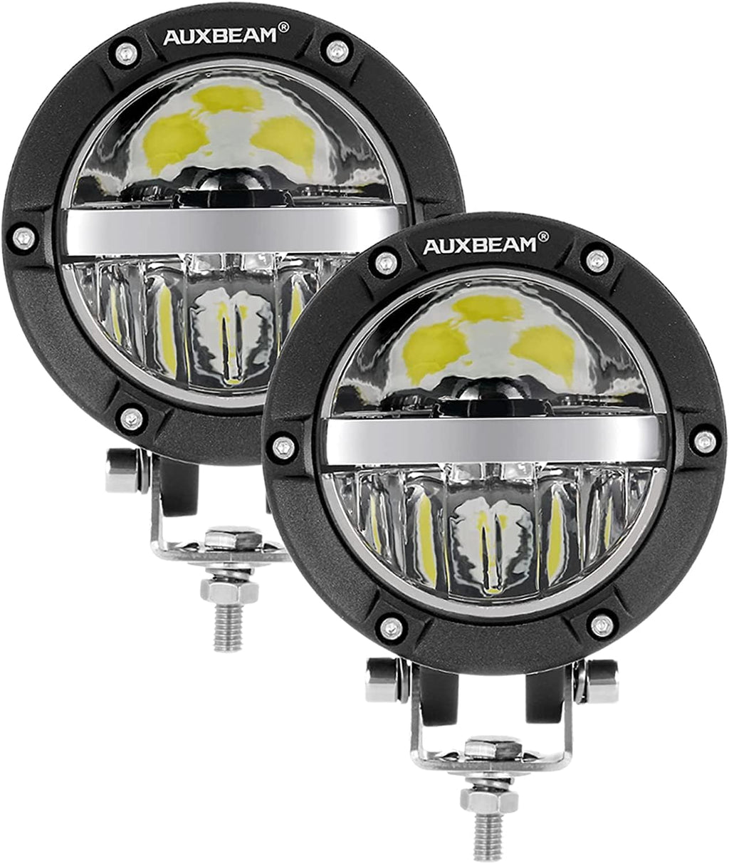 4 Inch Round LED Light Pods with Hi/Lo/Combo Beam 72W 7200LM W665