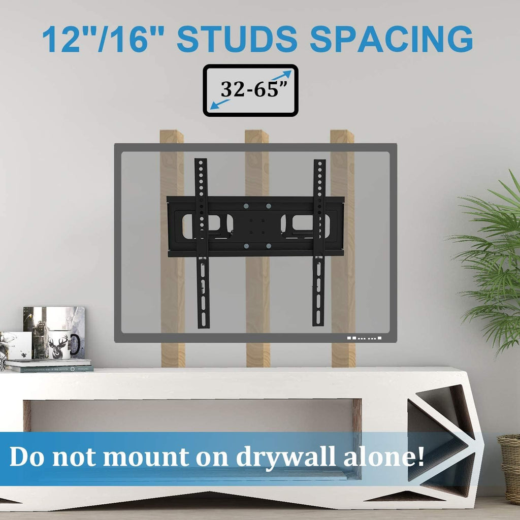 TV Wall Mount Full Motion TV Bracket with Articulating Dual Arms Tilt Swivel 14" Extend, VESA 400x400mm, Pack of 2 E605938