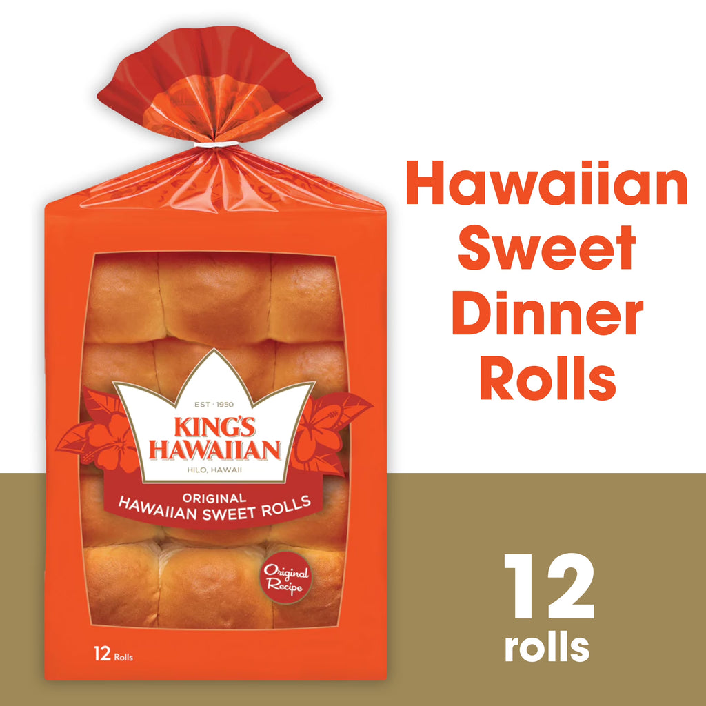 Hawaiian Sweet Dinner Rolls, 12 Count, 12 Oz P408