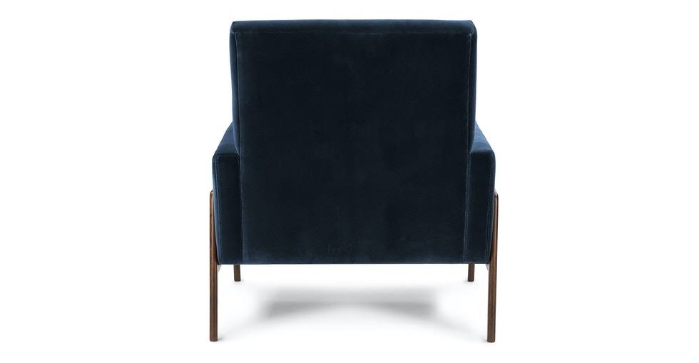 Blue Fabric Accent Armchair L609469