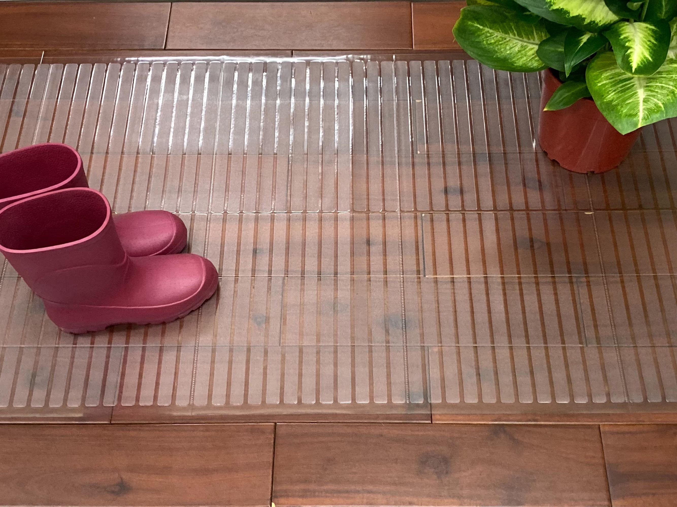 Clear Waterproof Non-Slip Runner Rug Y50070