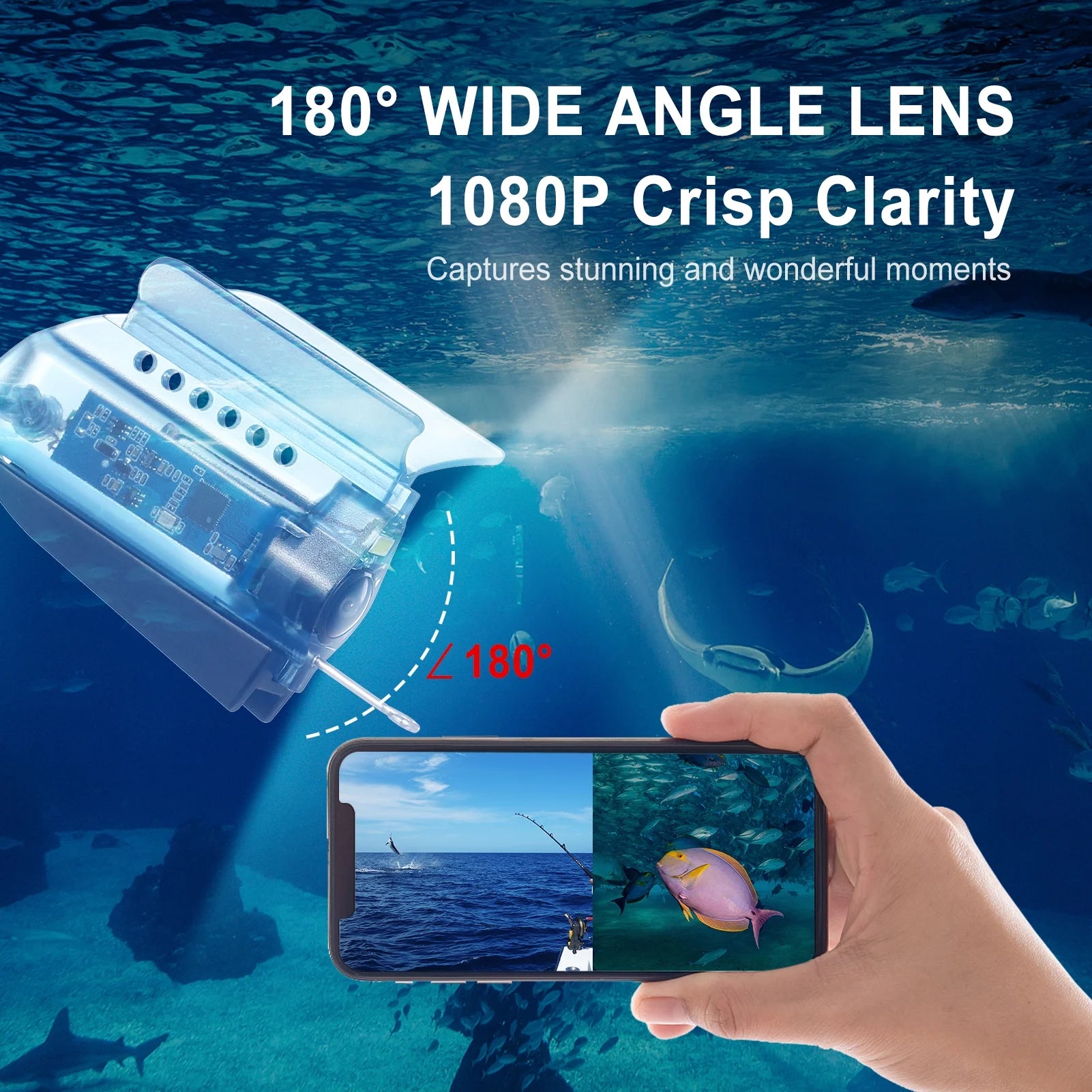 Underwater Fishing Camera with 50M Cable Fish Finder M8366