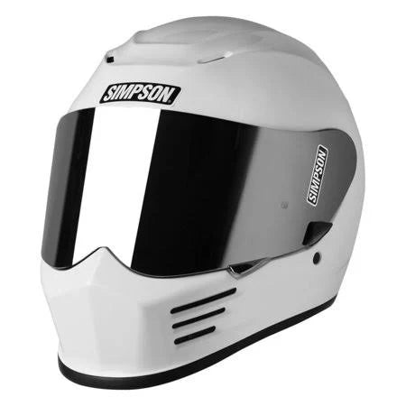 White Full Face Racing Helmet Size X-Large F991513