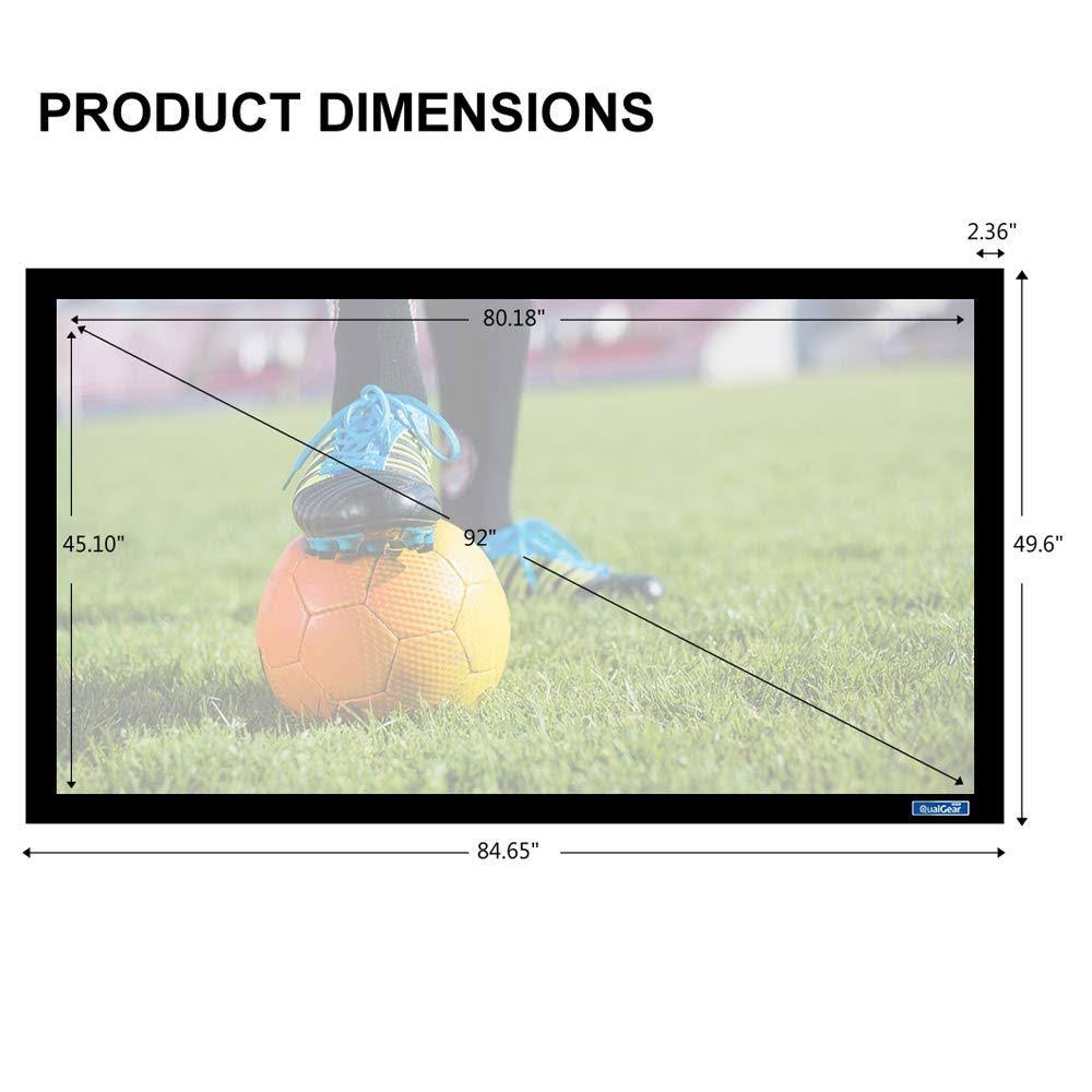 92-inch Fixed Frame Projector Screen Z80961