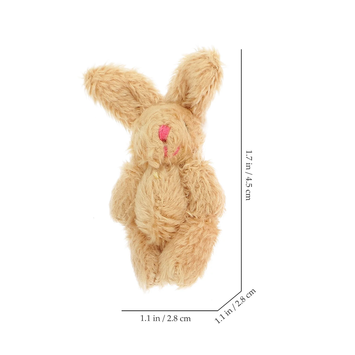 5pcs Miniature Plush Doll Figurines N1846