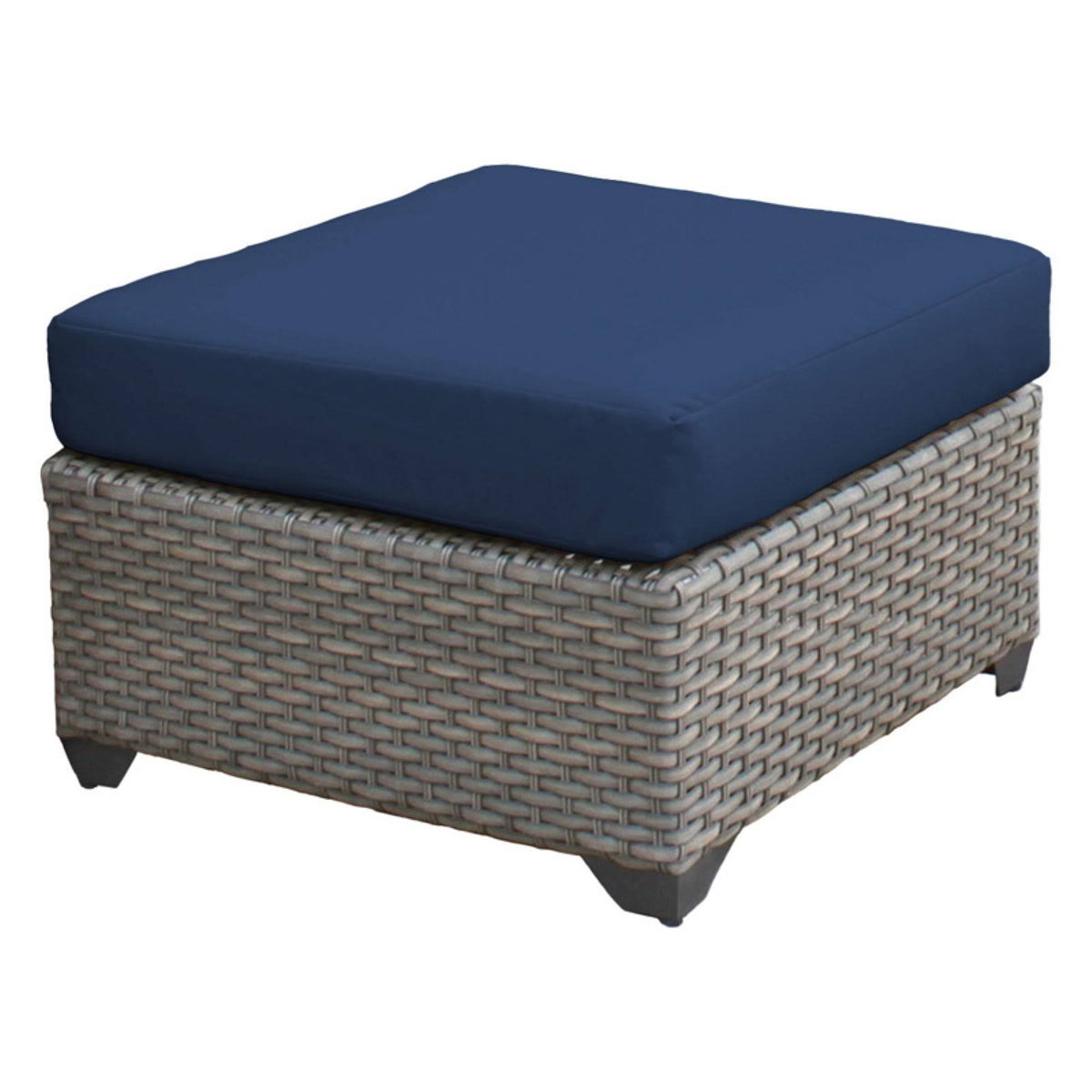 Navy Ottoman Q3431